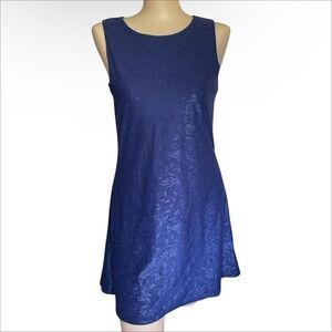 Vintage My Michelle Blue Sleeveless Mini Dress